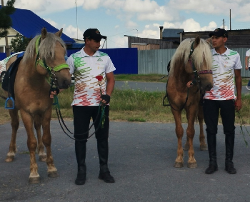 Жители деревни Осиновой Ялуторовского района встретили участников конного пробега «Татарстан — Алтай»