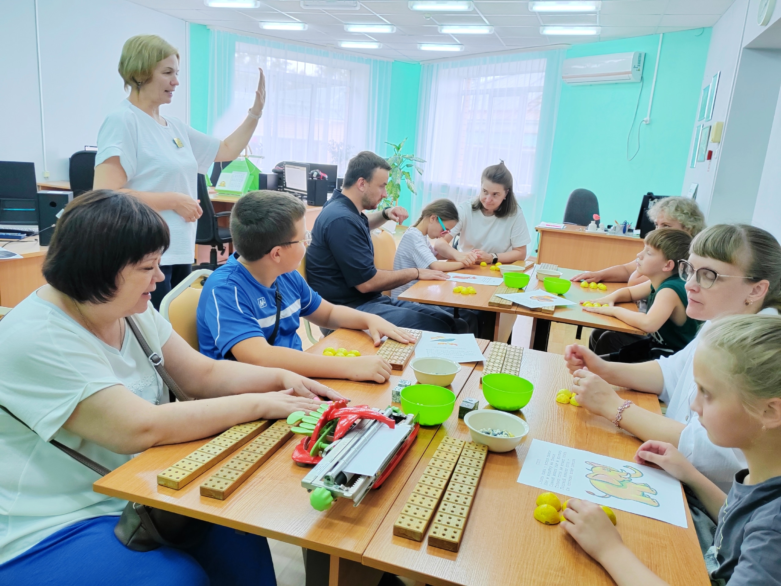 Мероприятие "Я и мой ребенок" для семей с детьми с нарушениями зрения в центре "Пышма"