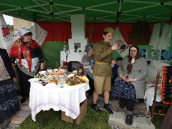 Реализация проекта Арт-аллея "Сибирь тыловая" в рамках празднования 80-летия Победы