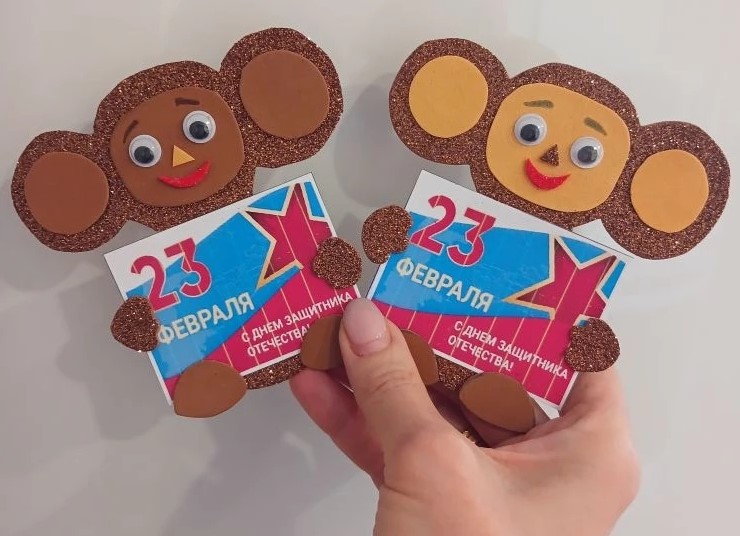 Мастер-класс: изготовление трогательной открытки к 23 февраля