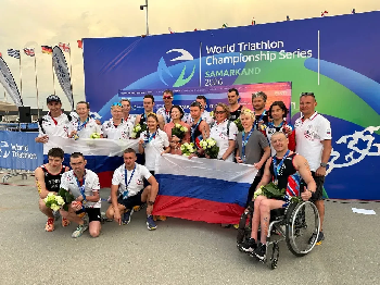 Тюменские паратриатлеты - призеры Кубка мира в Узбекистане